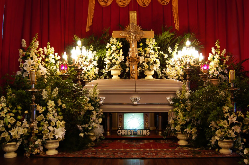 Filipino Funeral in Christian Church