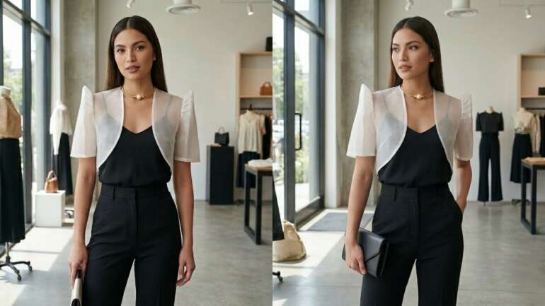 Modern Filipiniana bolero urban style