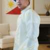 ivory-white-barong-left-view Ivory white barong Filipino left view