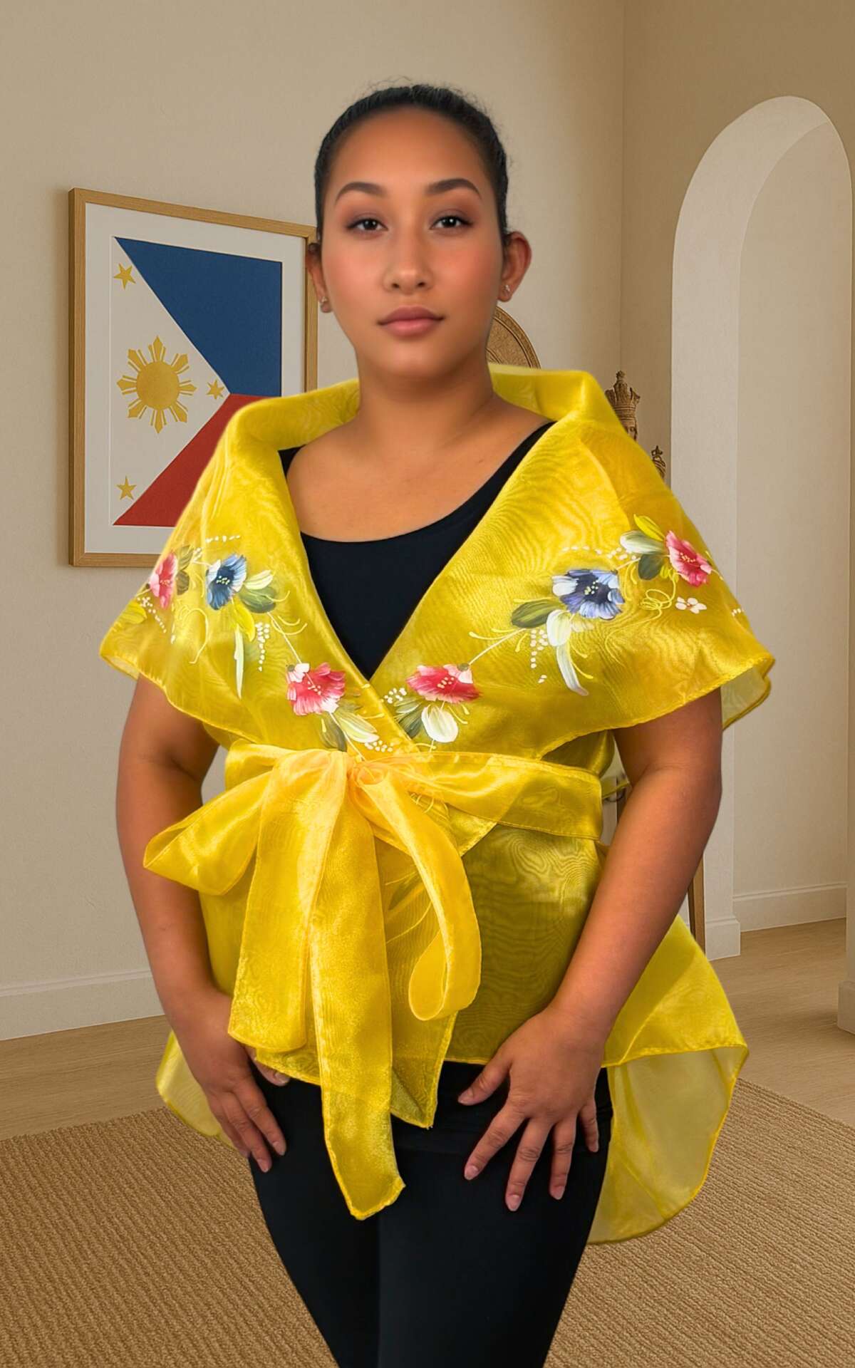 filipina-panuelo-yellow filipina panuelo yellow