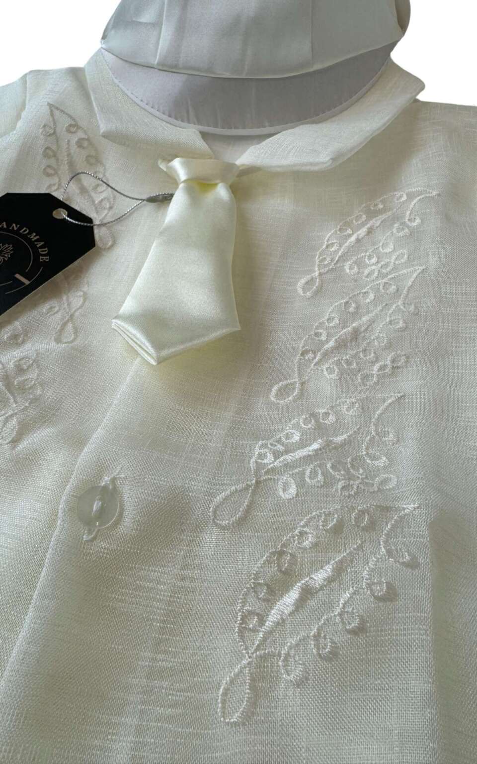 Infant Christening Baptism Barong Tagalog Baby Outfit