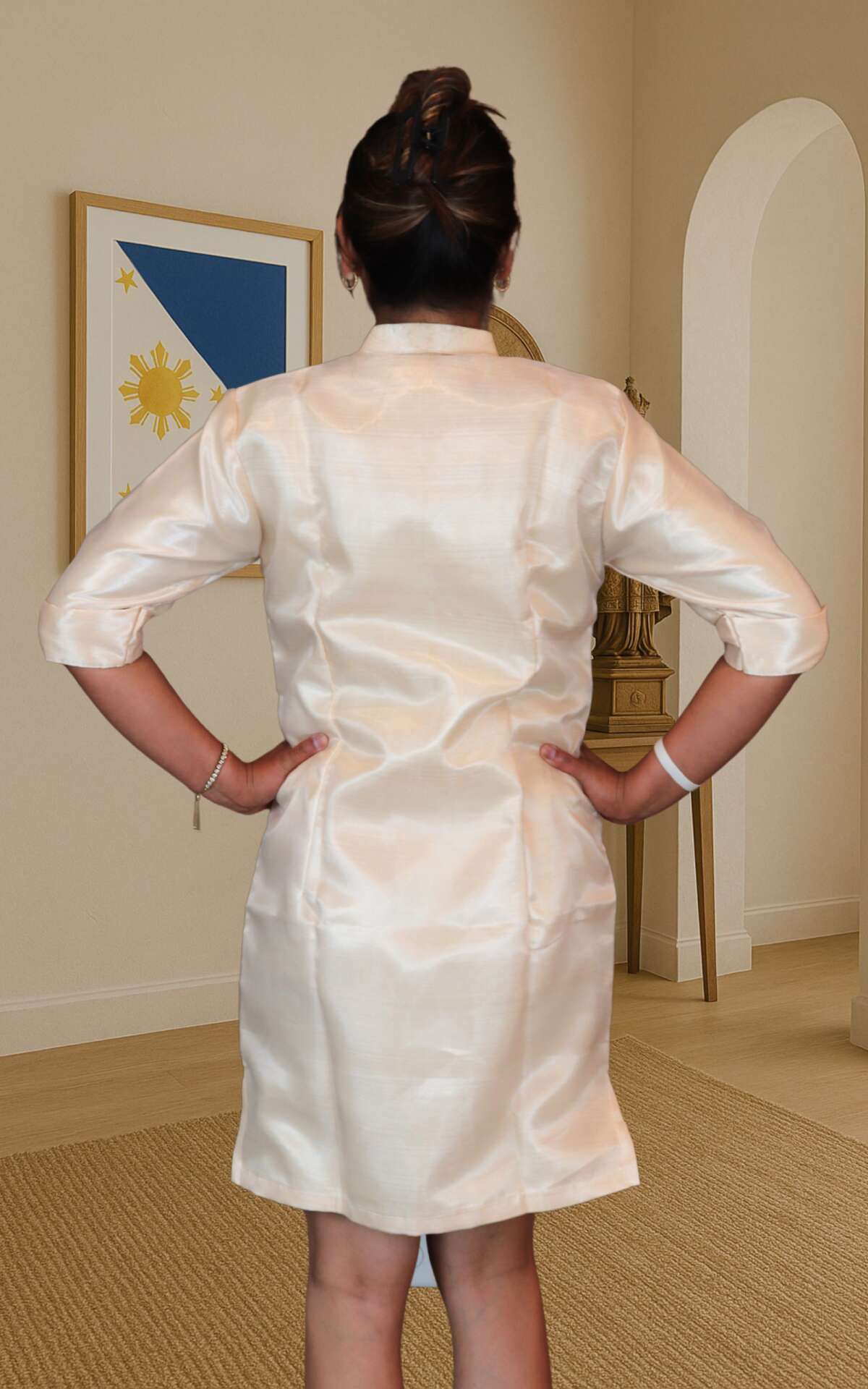 Barong dress back view