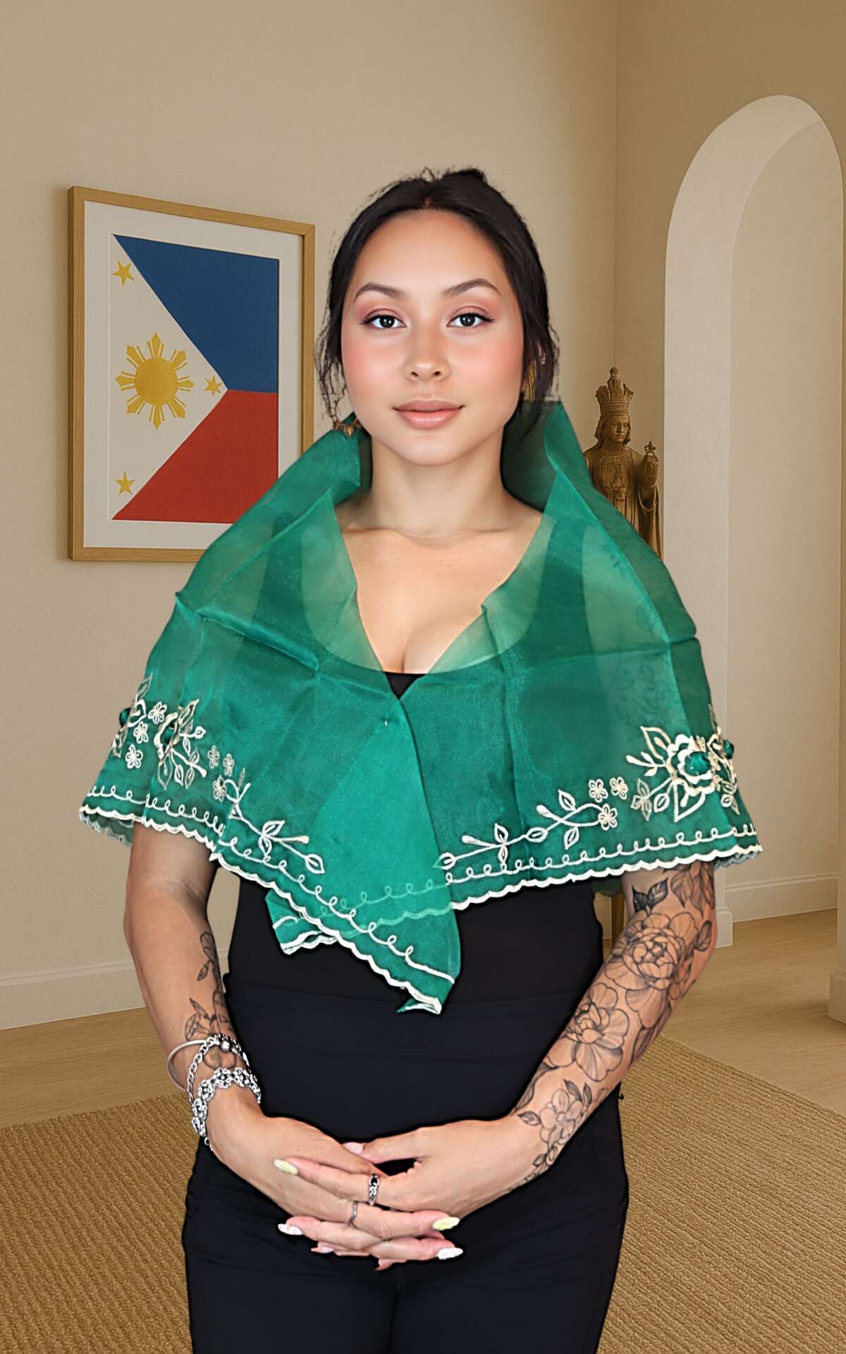 Green alampay front view