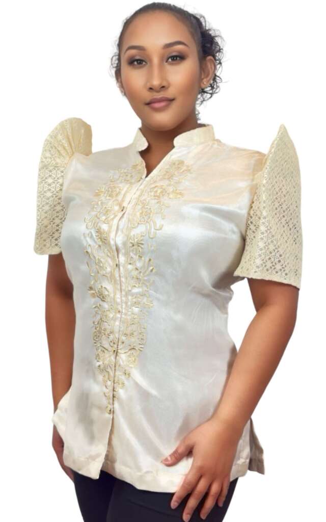 Modern Blouse — Off-White Ivory Lace