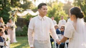 Barong Tagalog in US Wedding