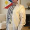 formal-filipino-shirt Side Profile Cream Barong Tagalog