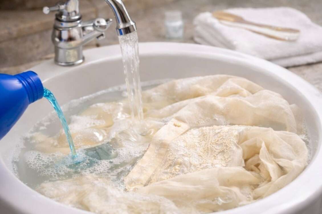 Handwash delicate piña Barong