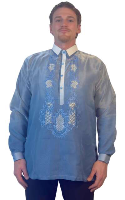 Baby blue barong