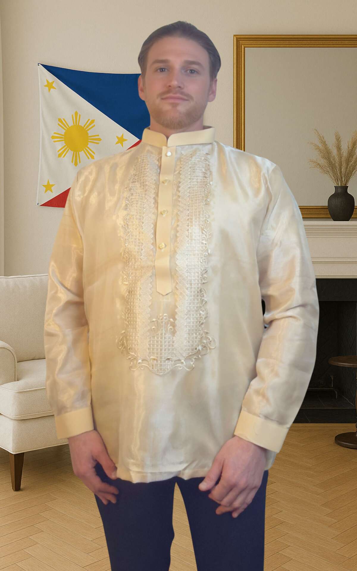 Barong Filipino front view