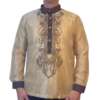 black-and-brown-barong Brown and black barong