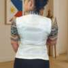 blue-embroidered-modern-blouse-back-view Blue embroidered modern blouse back view