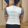 beige-embroidered-modern-blouse-back-view Beige embroidered modern blouse back view