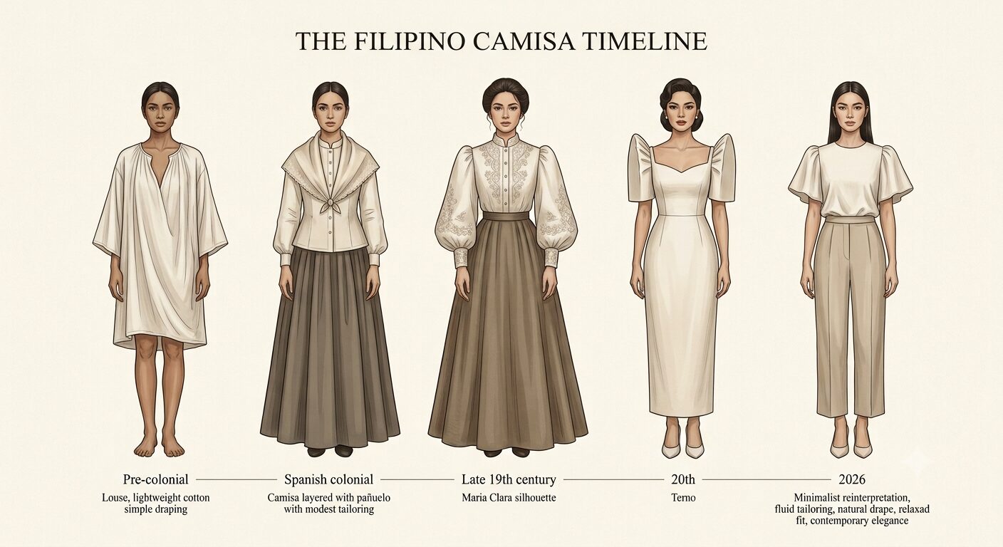 Filipino Camisa Timeline