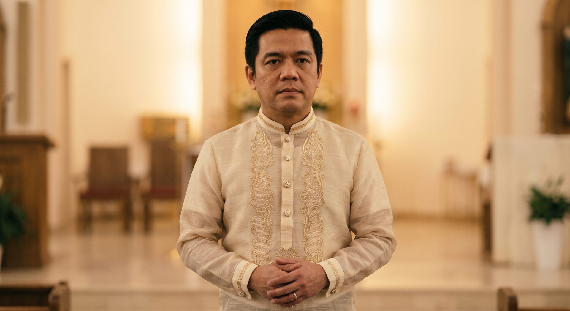 Man in Barong.