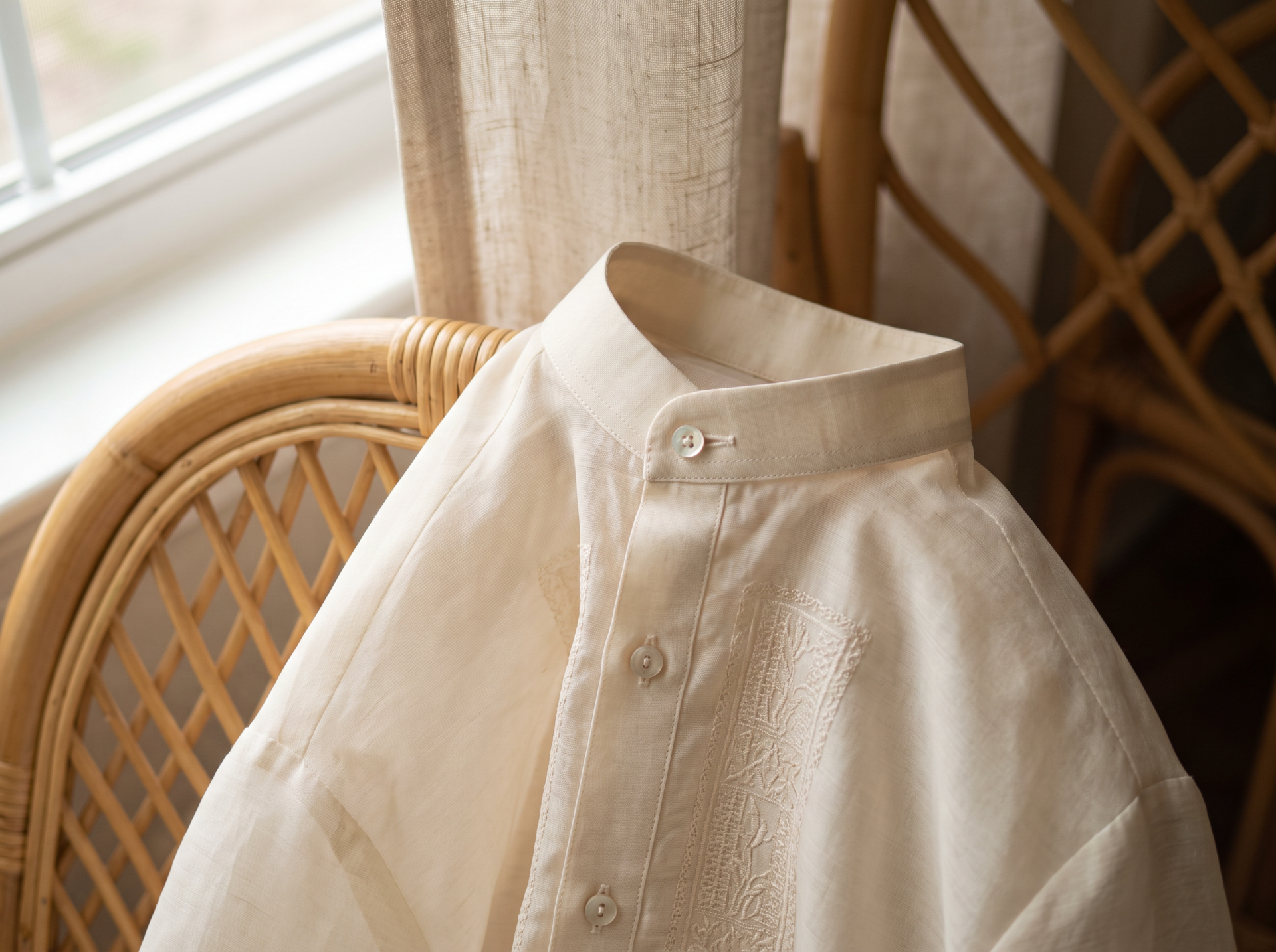 Handmade barong detail